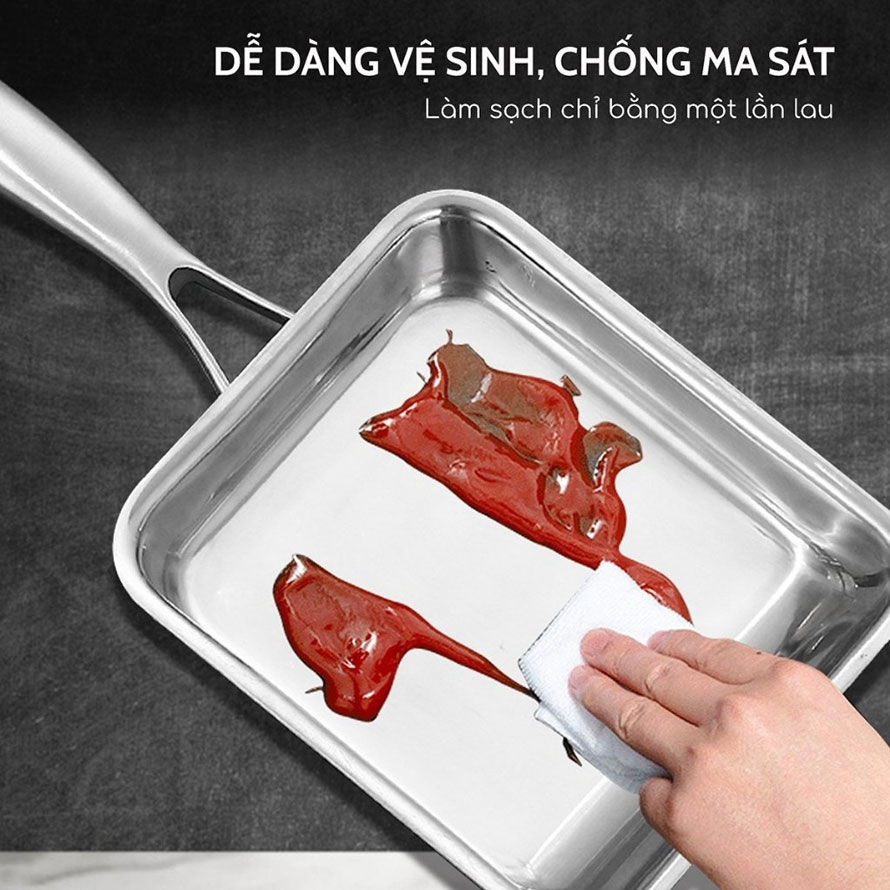 Chảo từ Inox vuông SEKA SK6020