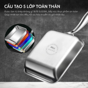 Chảo từ Inox vuông SEKA SK6020