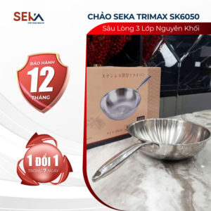 Chảo từ Inox ba lớp TriMax SEKA SK6050