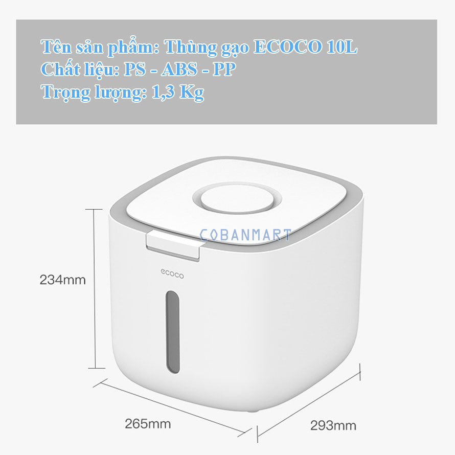 Thùng đựng gạo thông minh