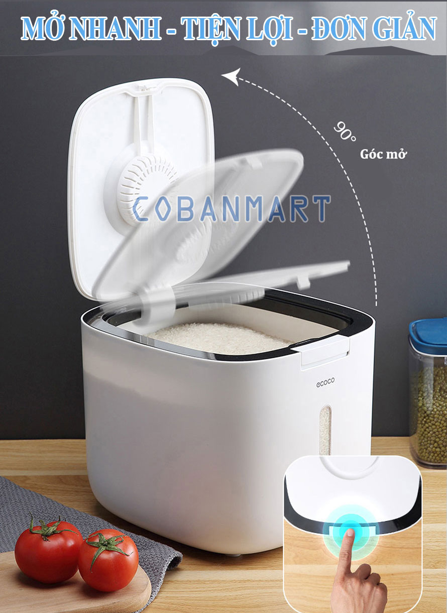 Thùng đựng gạo thông minh