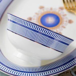 Bộ bát sứ xương 60 chi tiết phong cách Roman