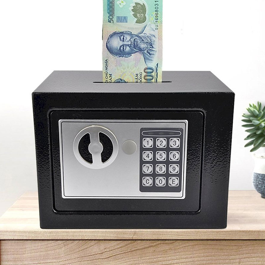 Két sắt mini chống cháy khóa bảo mật thông minh