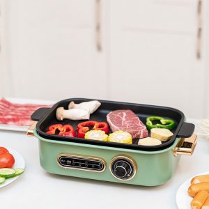 Nồi lẩu nướng hấp làm bánh đa năng Seka 4 trong 1