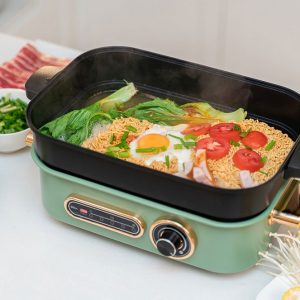 Nồi lẩu nướng hấp làm bánh đa năng Seka 4 trong 1