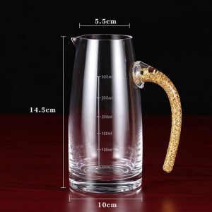 Bộ cốc ly rượu mắt trâu pha lê vàng 24k cao cấp sang trọng