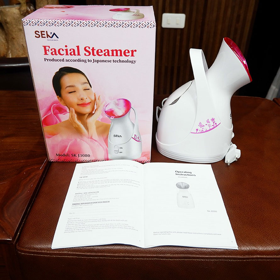 Máy xông hơi mặt phun xương nano Seka