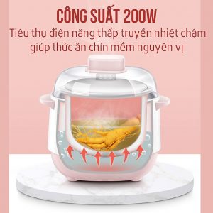 Nồi chưng yến cách thủy nấu cháo chậm