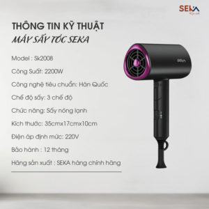 Máy sấy tóc 2 chiều Seka SK2008