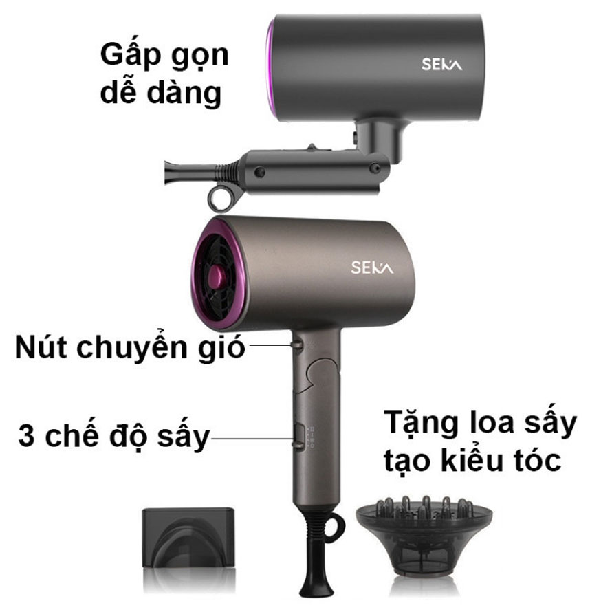 Máy sấy tóc 2 chiều Seka SK2008