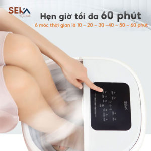 Bồn ngâm chân massage chân gấp gọn seka