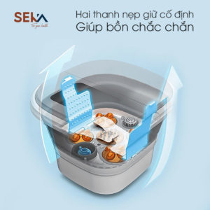 Bồn ngâm chân massage chân gấp gọn seka
