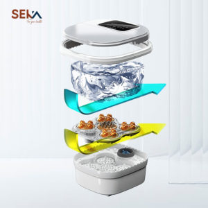 Bồn ngâm chân massage chân gấp gọn seka