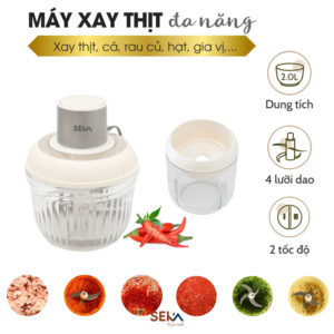 Máy xay thịt đa năng SEKA SK2287 2 cối