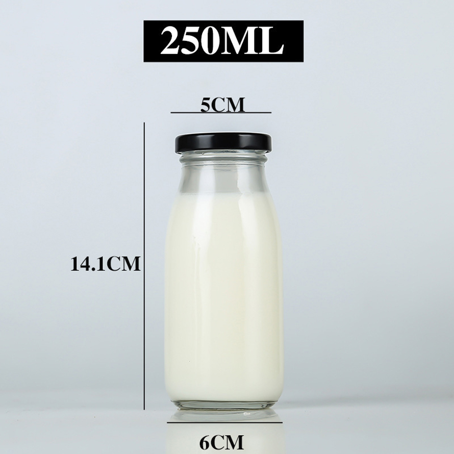 Chai thủy tinh đựng sữa hạt