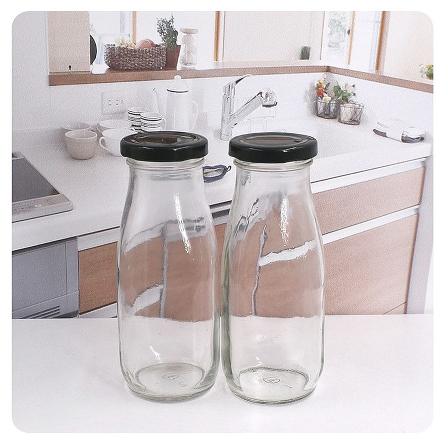 Chai thủy tinh đựng sữa hạt