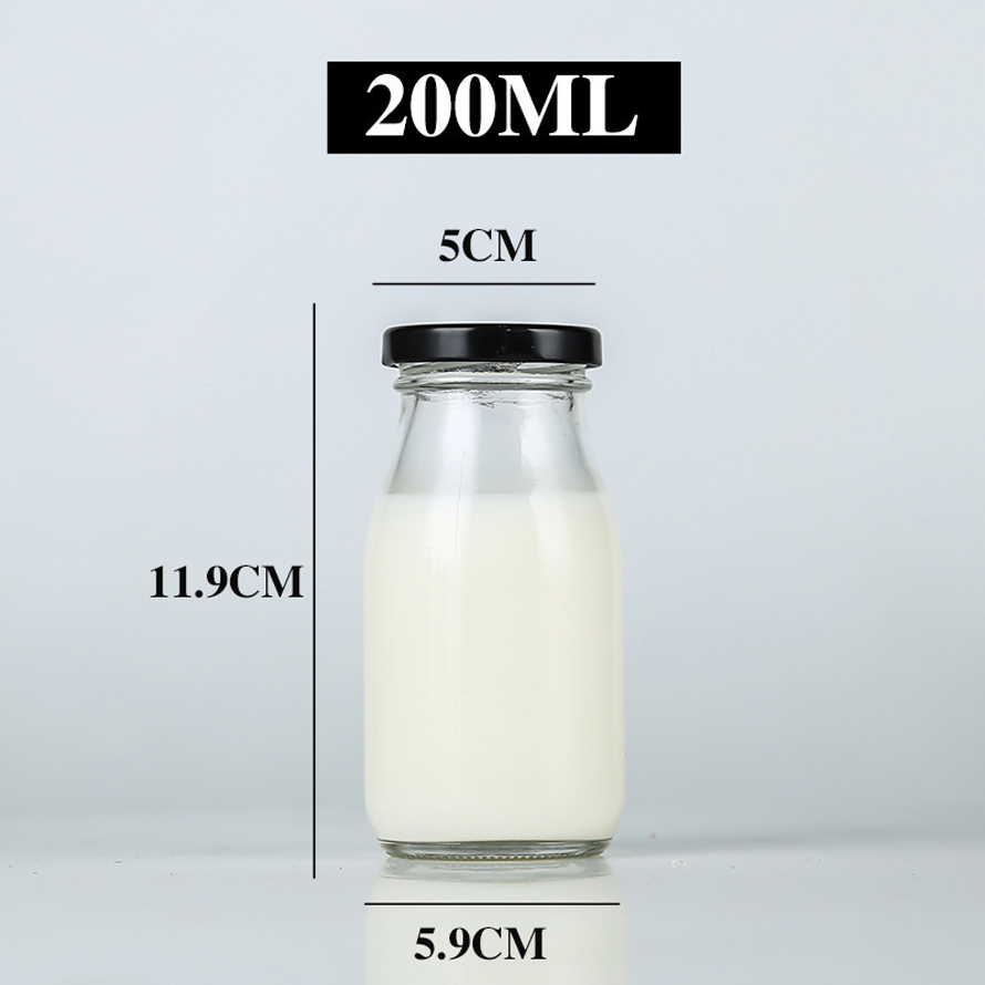 Chai thủy tinh đựng sữa hạt