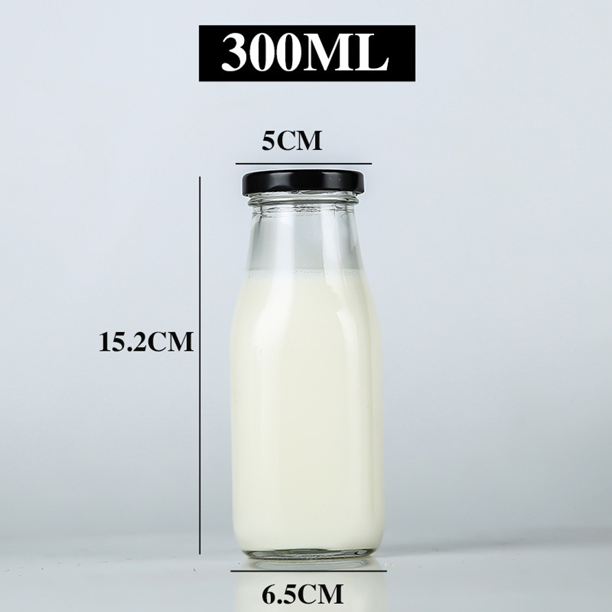 Chai thủy tinh đựng sữa hạt