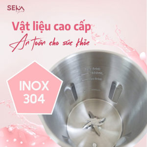 Máy nấu cháo nấu đồ ăn dặm làm sữa sữa hạt Seka SK320 Pro