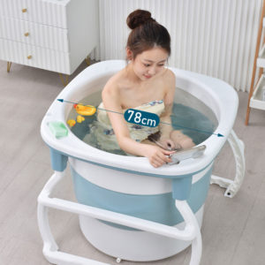 Bồn tắm gấp gọn tròn