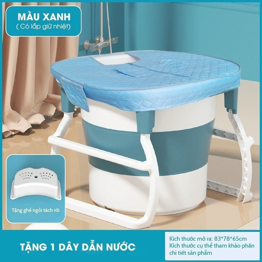 Bồn tắm gấp gọn tròn