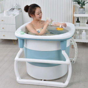 Bồn tắm gấp gọn tròn