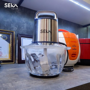 Máy xay thịt cá SEKA sk2288 chạy điện cối thủy tinh 2 lít
