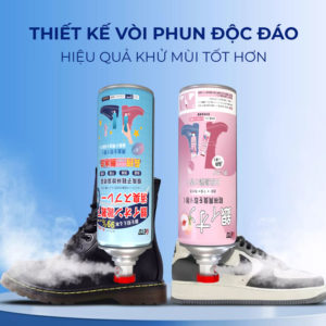 chai xịt khử mùi hôi chân