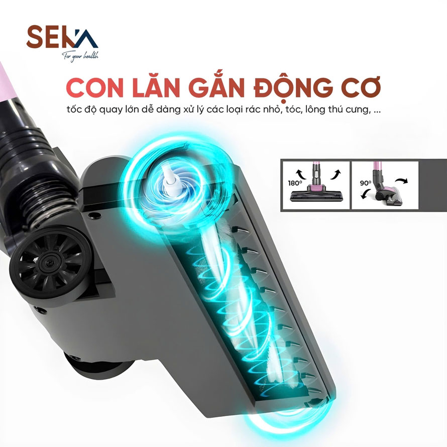Máy hút bụi cầm tay có dây SEKA SK09 Plus