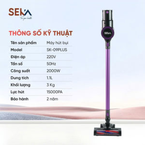 Máy hút bụi cầm tay có dây SEKA SK09 Plus