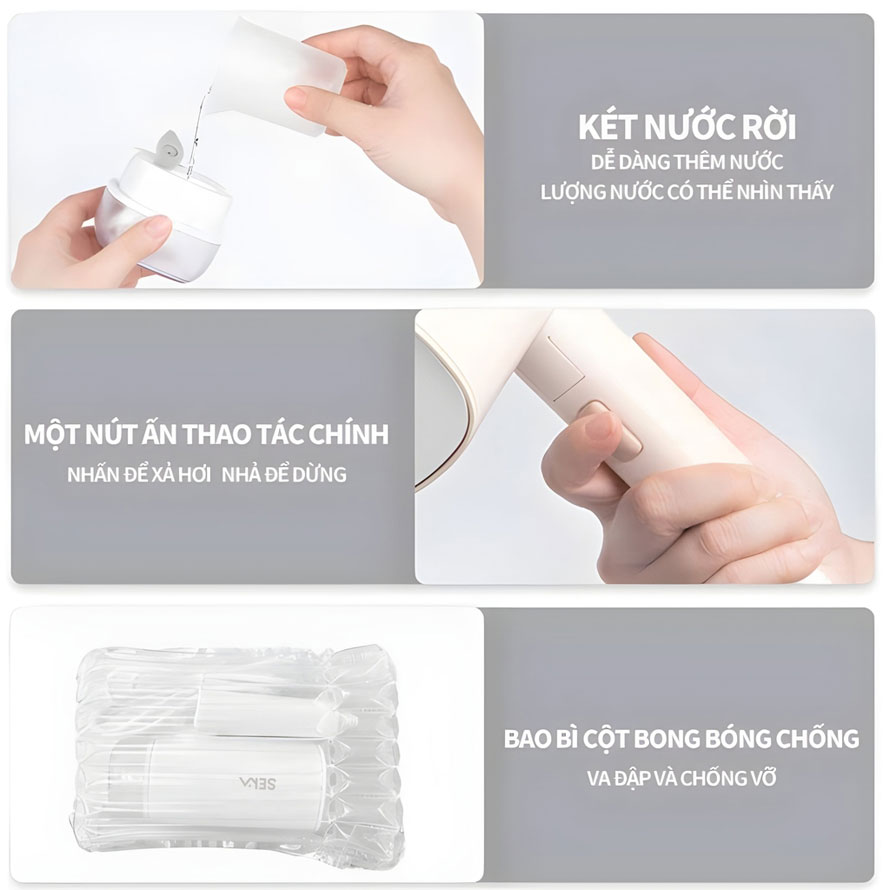 Bàn ủi bàn là hơi nước cầm tay SEKA SK547