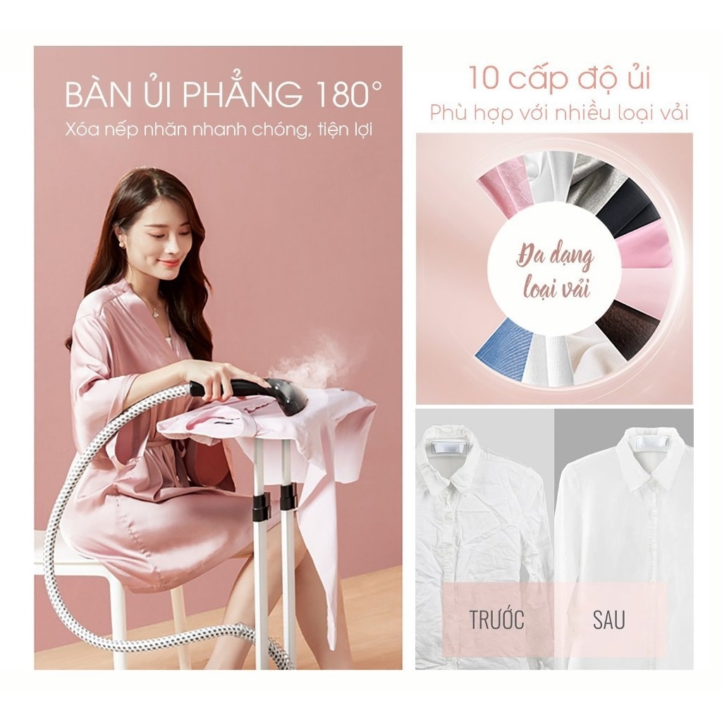 Bàn là hơi nước cây đứng SEKA SK479 xoay ngang linh hoạt