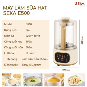 Máy Làm Sữa Hạt SEKA E500
